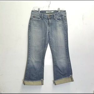 Joes jeans raw edge folded cuff new no tag 29 crop